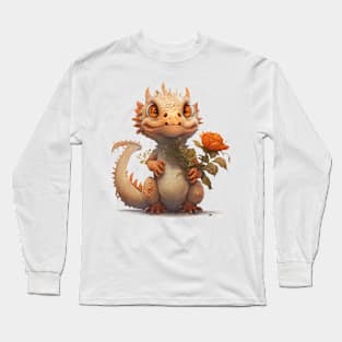 Cute and Adorable Dinosaur T-Shirt Long Sleeve T-Shirt